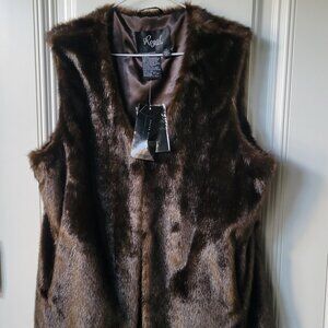 Regal Faux Fur Vest NWT